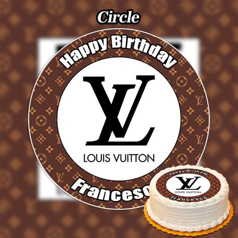 lv edible image|Louis Vuitton Edible Cake Toppers – Ediblecakeimage.